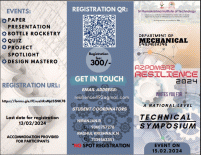 RESILIENCE 2K24 Technical Symposium Poster